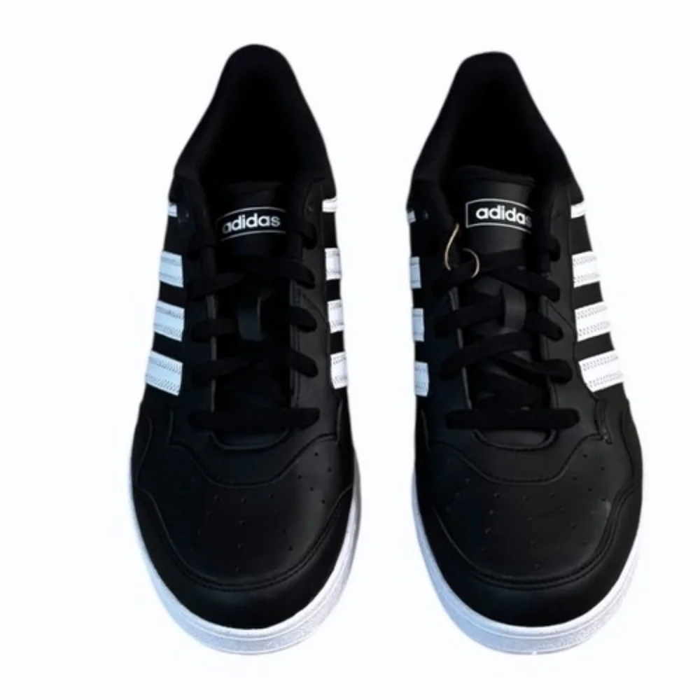 Adidas Mens Hoops 4.0 Basketball Shoes Size 10 Black White‎